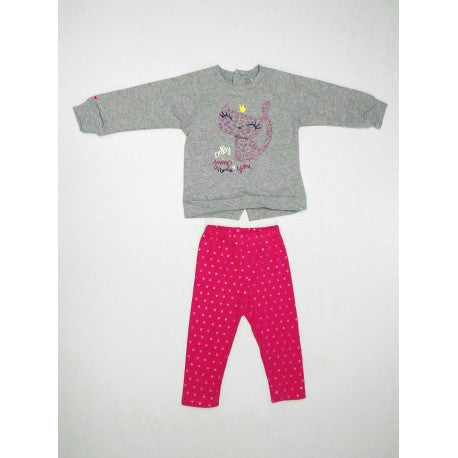CONJUNTO NIÑA FELPETA "I JUMP"