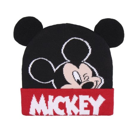 Gorro punto aplicaciones detalle orejitas Mickey