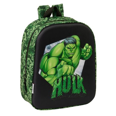 Mochila de guardería 3d Hulk-622466011-Safta