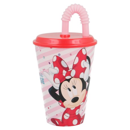 Vaso caña easy 430 ml | minnie mouse - disney - electric doll-STI-18830-Disney