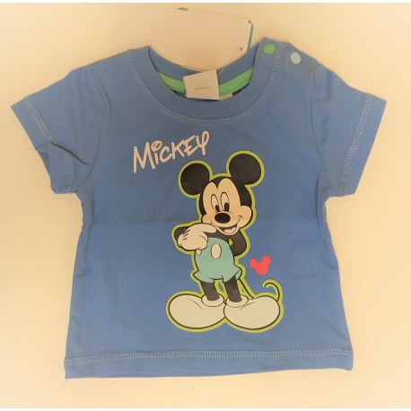 Camiseta manga corta bebe niño mickey