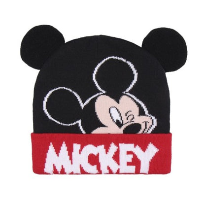 Gorro punto aplicaciones detalle orejitas Mickey