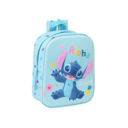Mochila guardería 3d Stitch-622554011-Safta