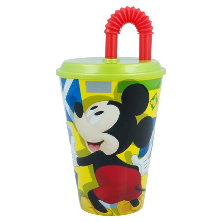 Vaso caña easy 430 ml |  mickey mouse - disney - watercolors-STI-44230-Disney